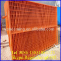 Temporary fence of PVC coated surface treatment